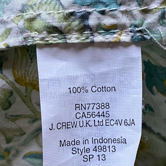 Liberty Art Fabric for J. Crew Floral Top - Picture 10 of 10